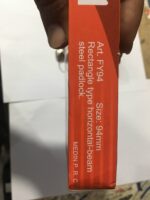قفل کتابی فولادی مدل MEDIN آرت FY94 - تصویر 2